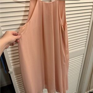 Peach Sleeveless Dress